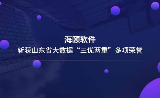 ng电子游戏软件斩获山东省大数据“三优两沉”多项荣誉